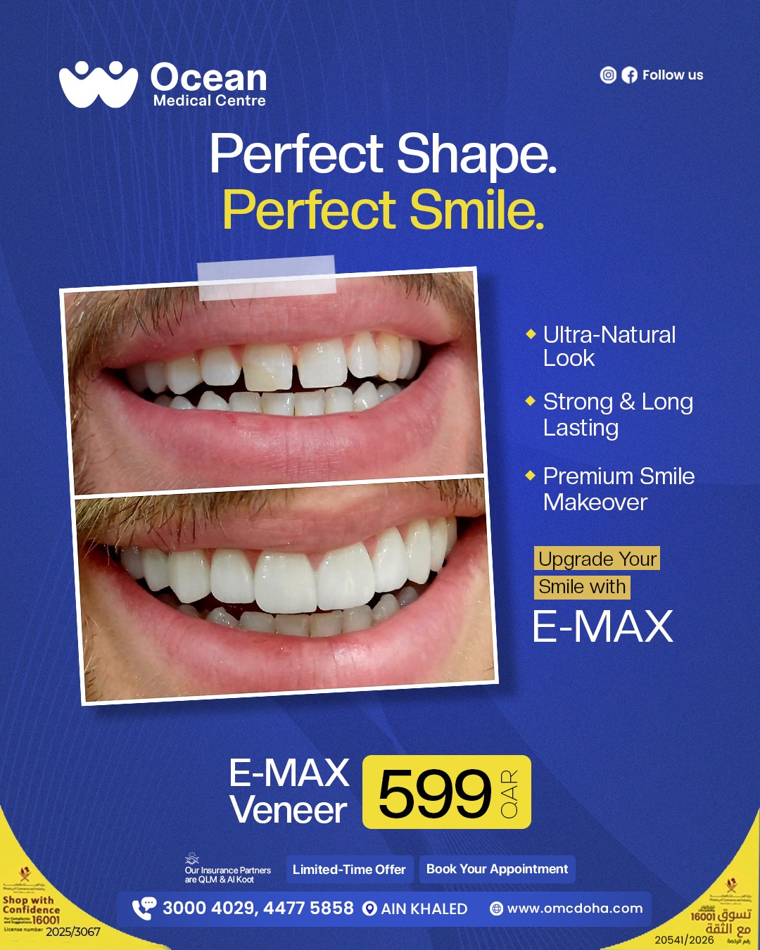 Ocean Medical Centre W.L.L Facebook ad