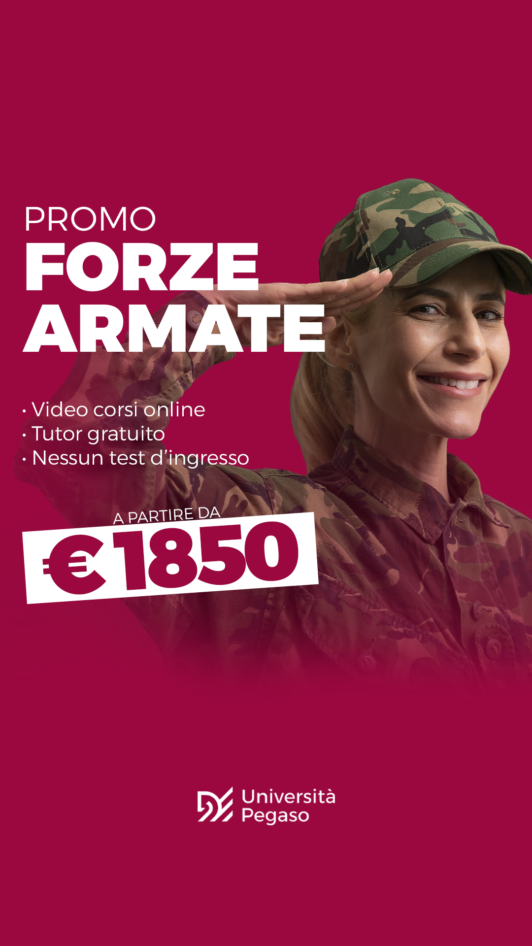 Università telematica Pegaso - Digitale Facebook ad: Compila il modulo, senza impegno!