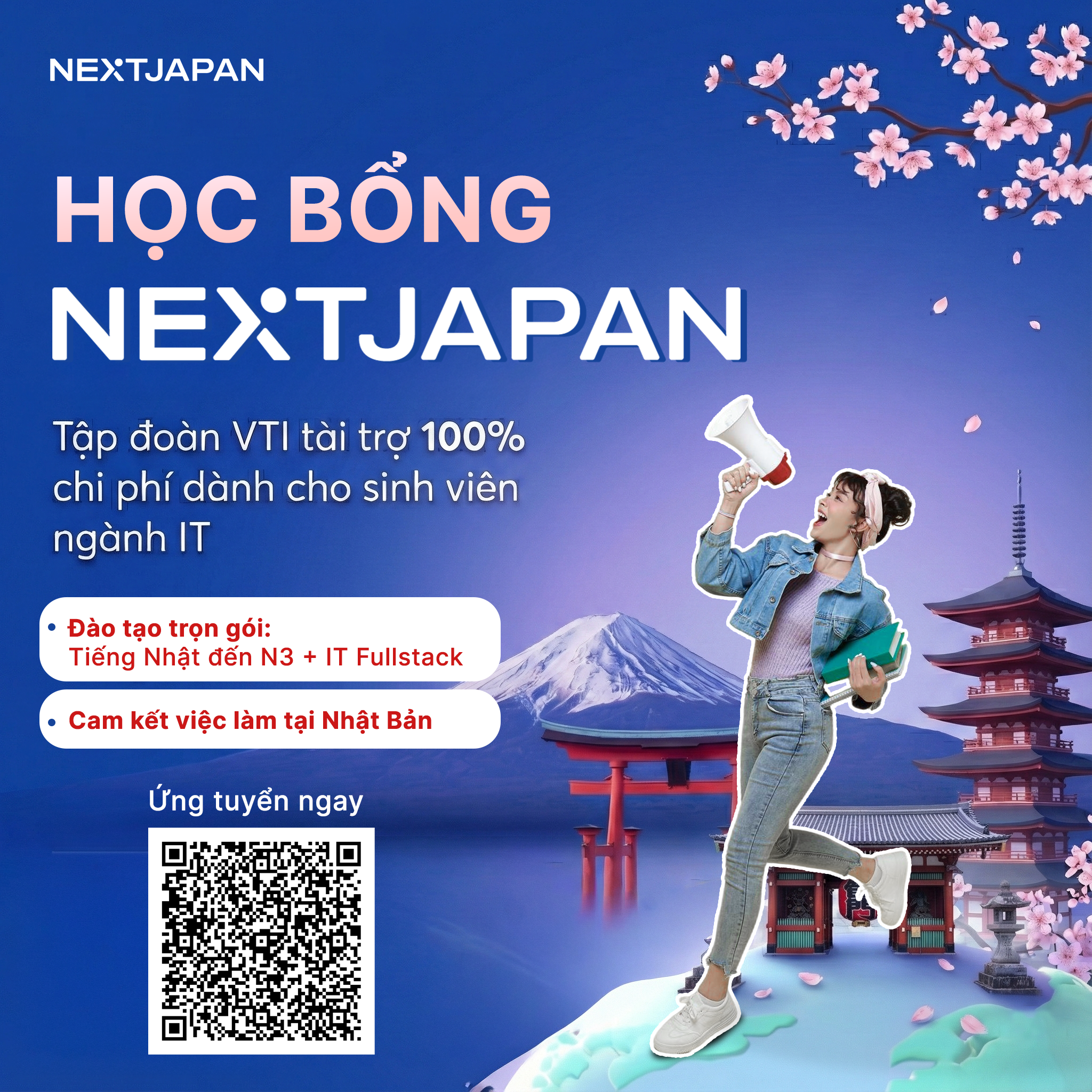 NEXTJapan Facebook ad: Inbox để nhận thông tin chi tiết Miễn Phí