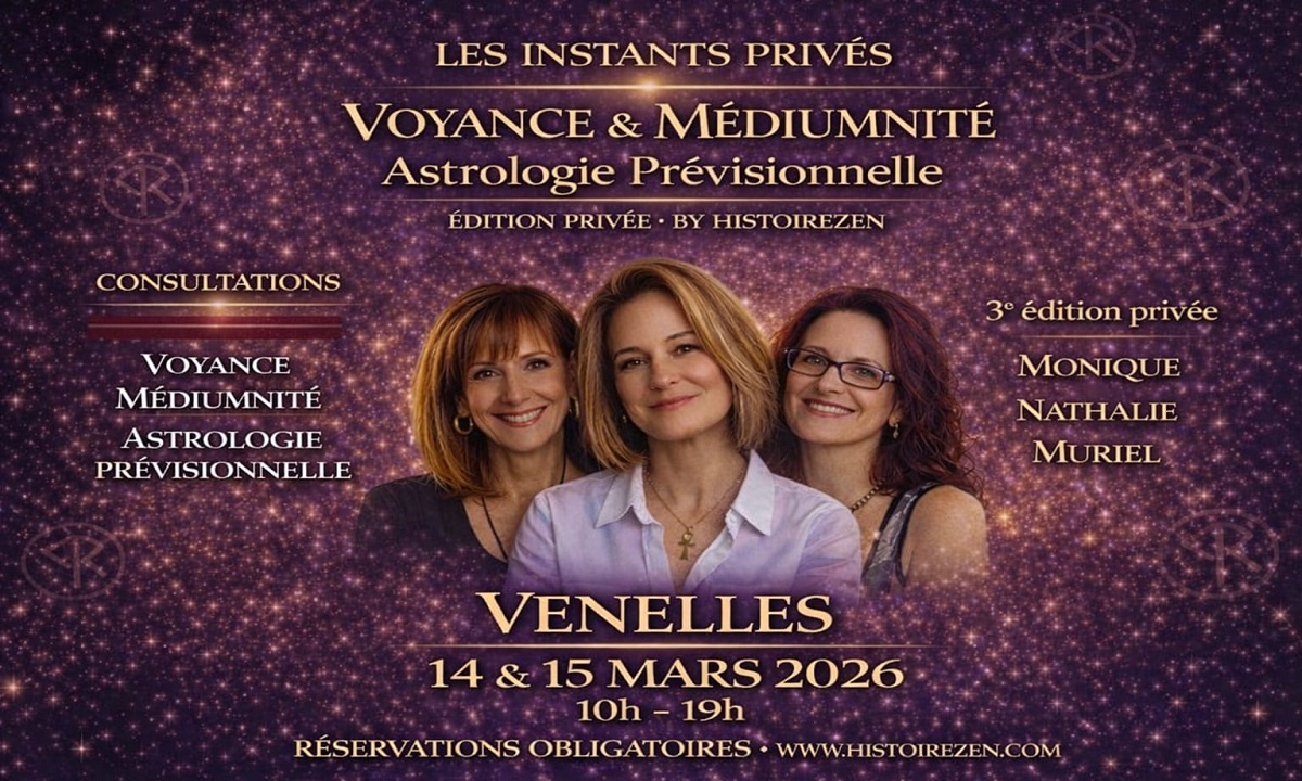 Salon Bien-Etre et Arts Divinatoires HistoireZen Facebook ad: VENELLES - 3ème édition des Instants VOYANCE, MEDIUMNITÉ &…