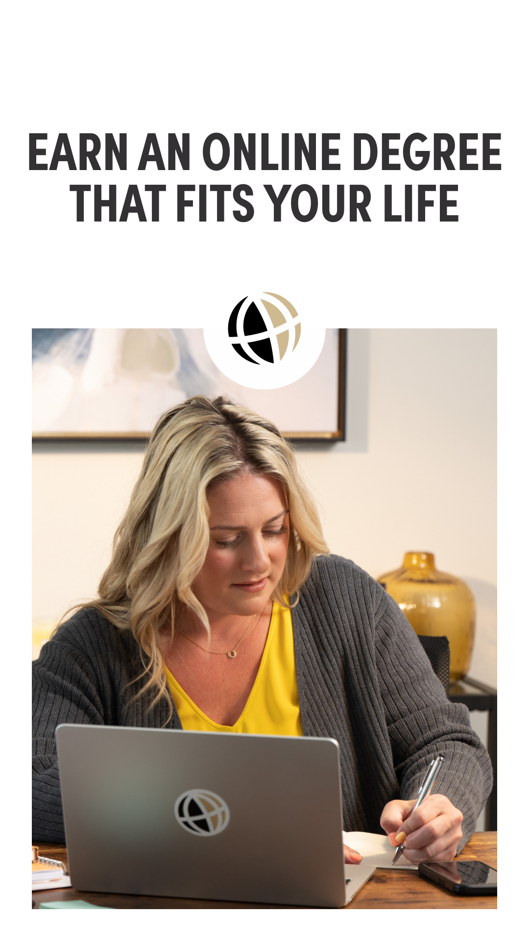 Purdue Global Facebook ad