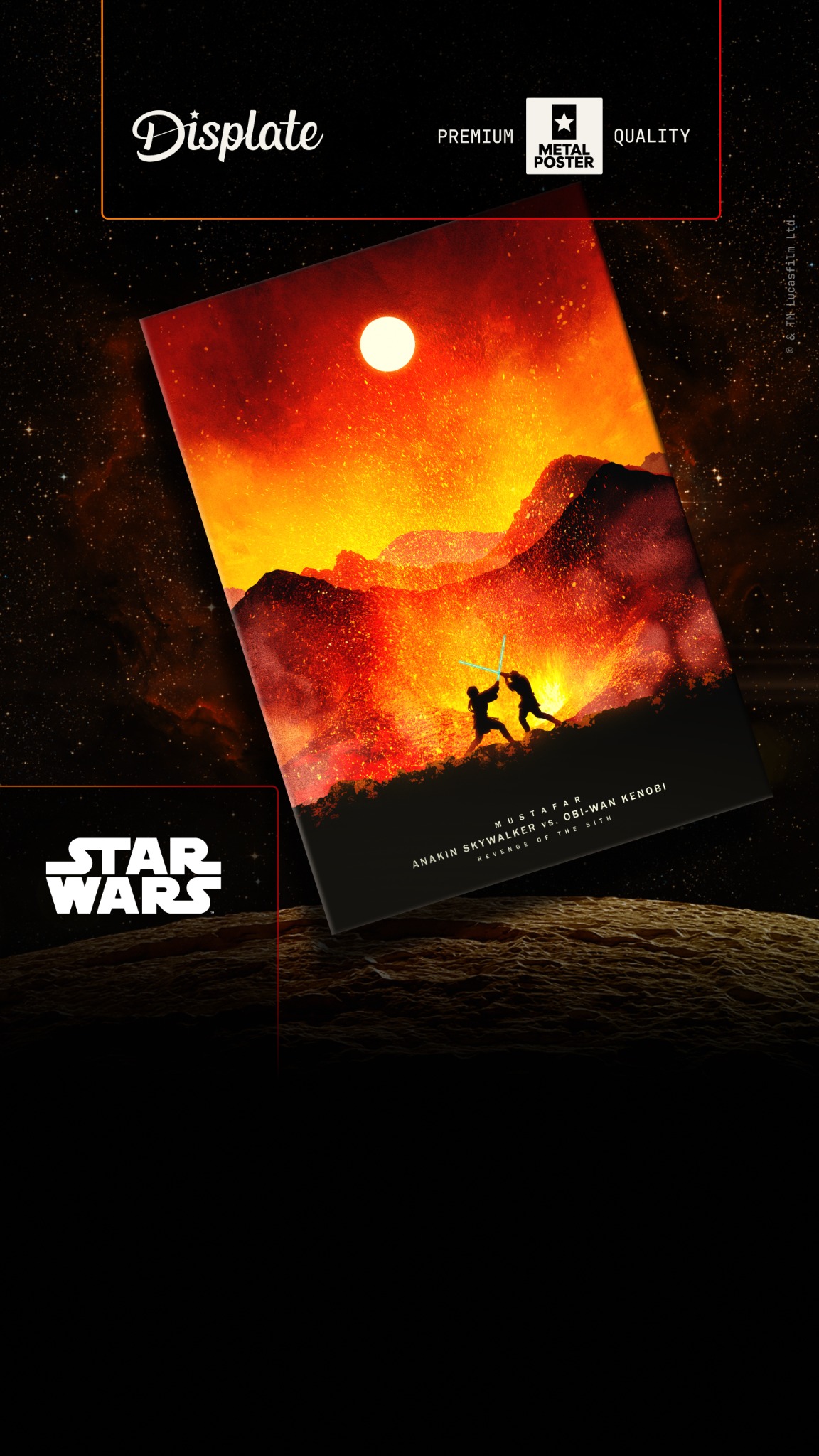 Displate Facebook ad