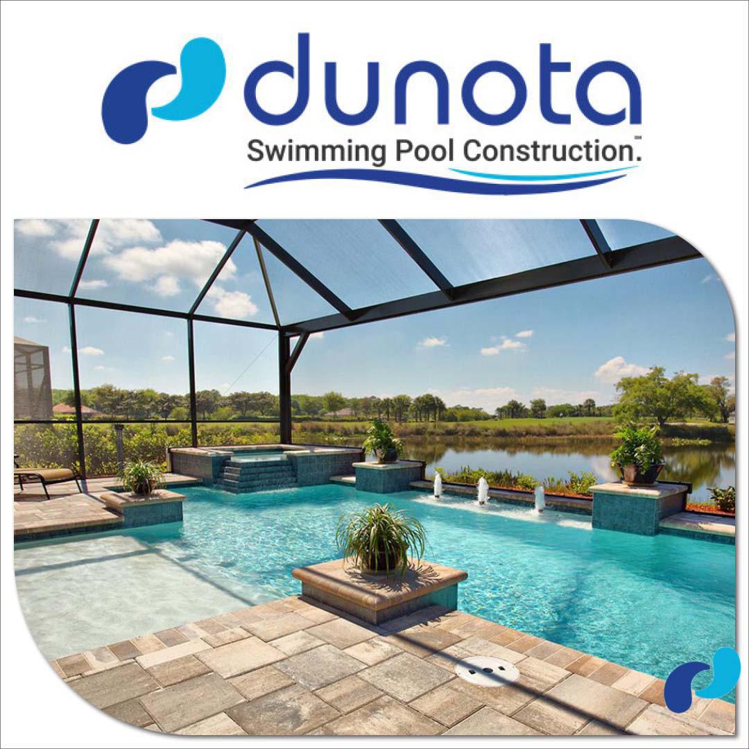 Dunota Pools Construction Facebook ad: Book your consultation today