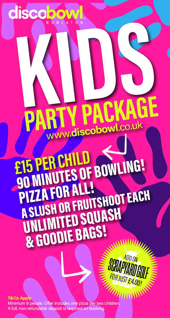 Discobowl Nuneaton Facebook ad from Feb 16, 2026