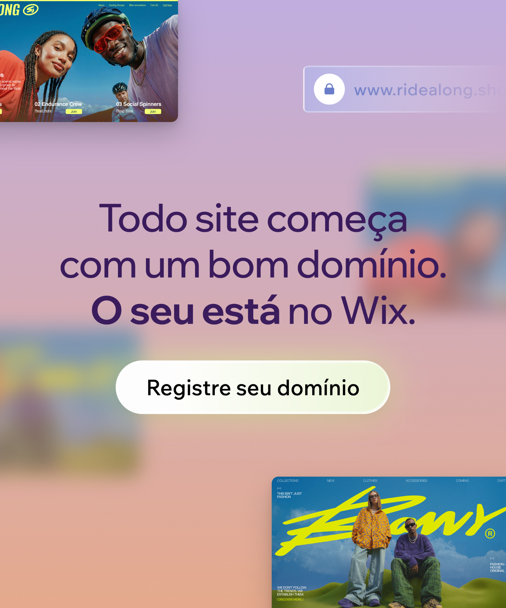 Wix Facebook ad