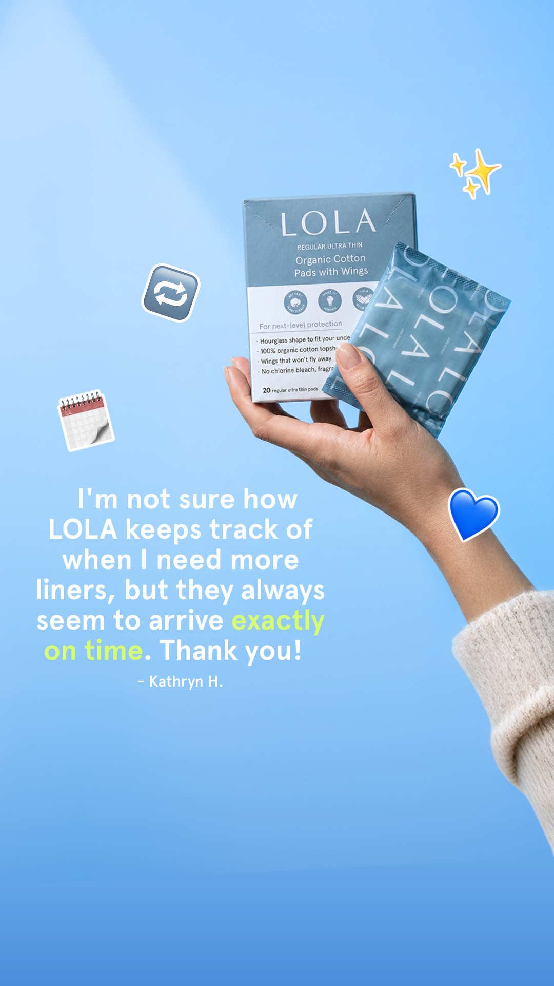 LOLA Facebook ad