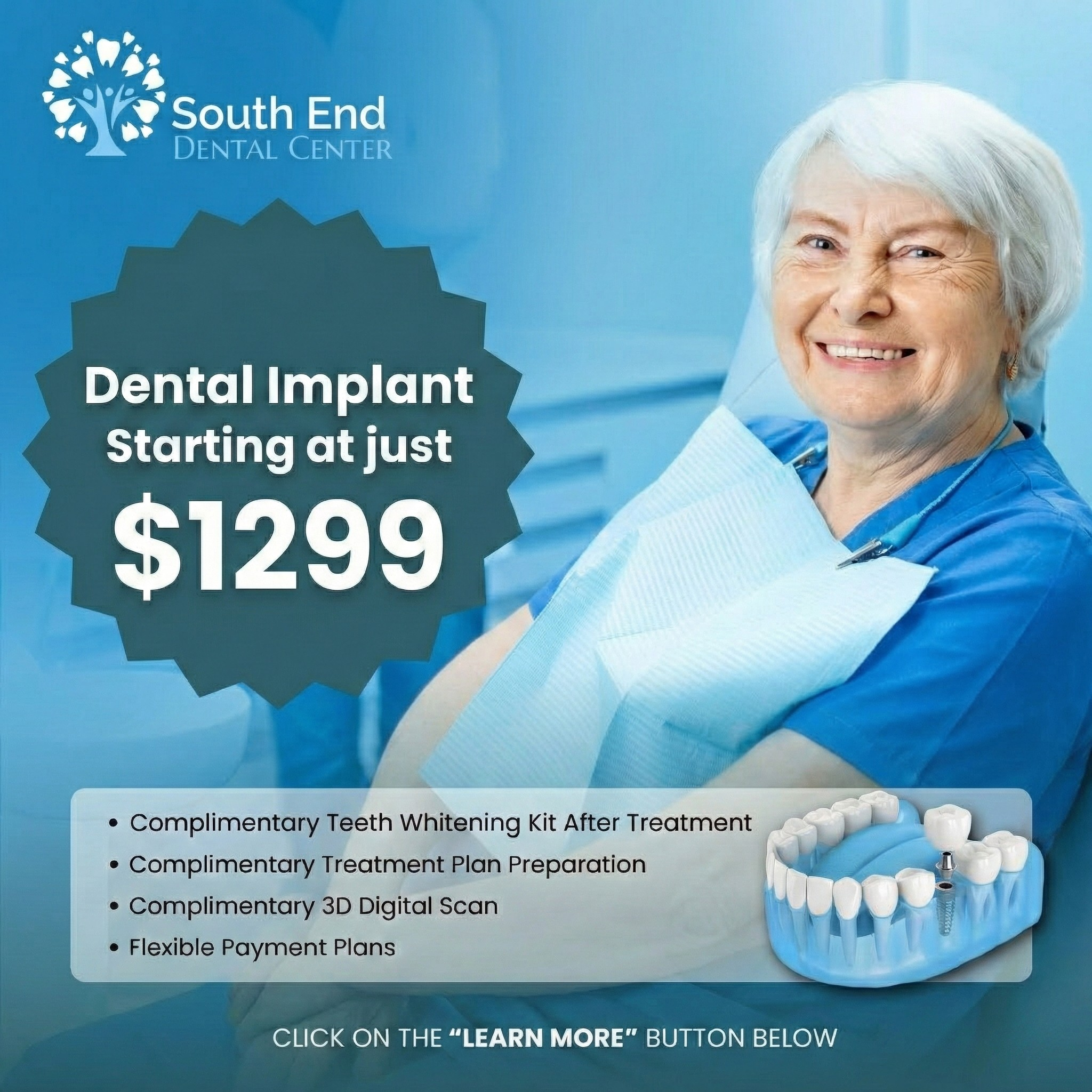 South End Dental Center Facebook ad