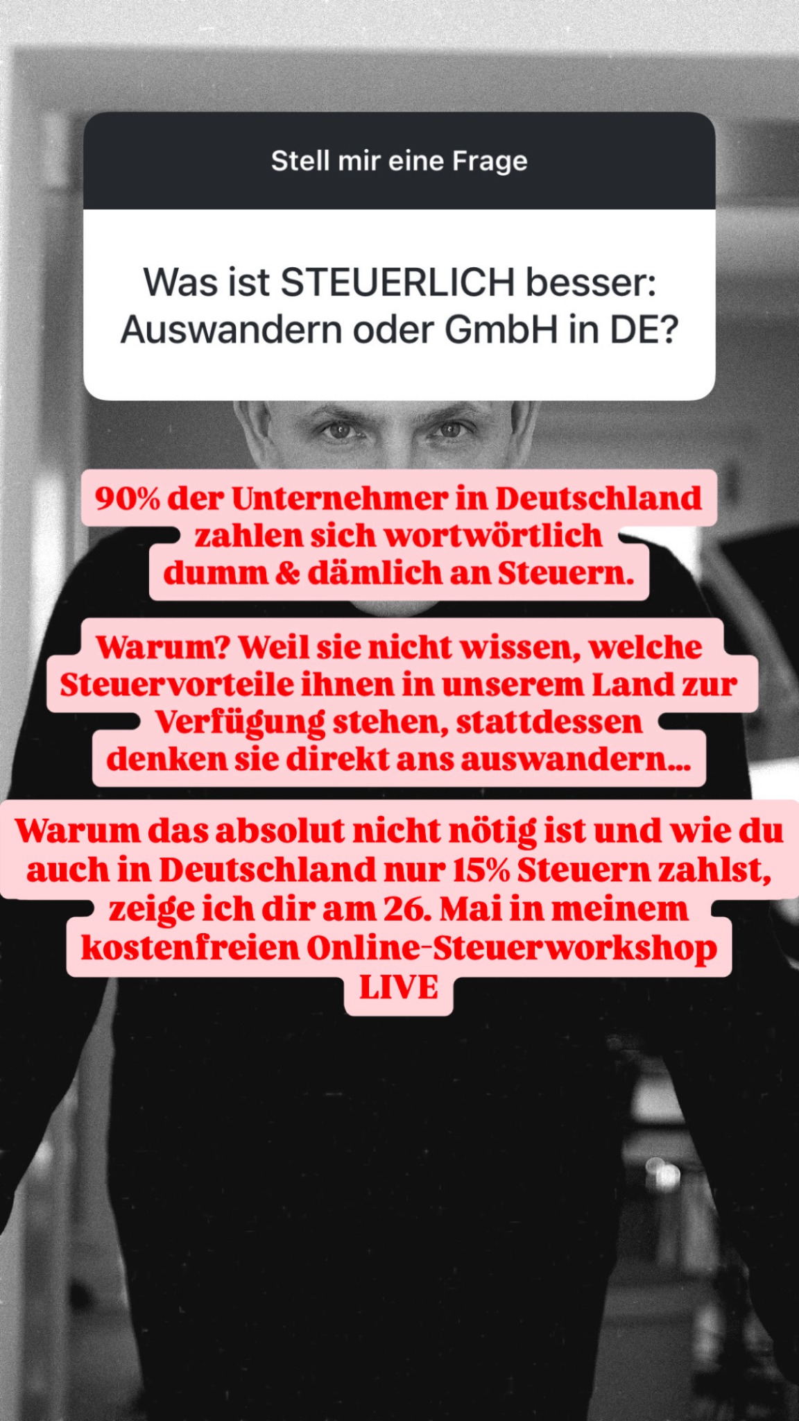 Burkhard Küpper Facebook ad: Jetzt kostenlos anmelden und Steuern sparen!