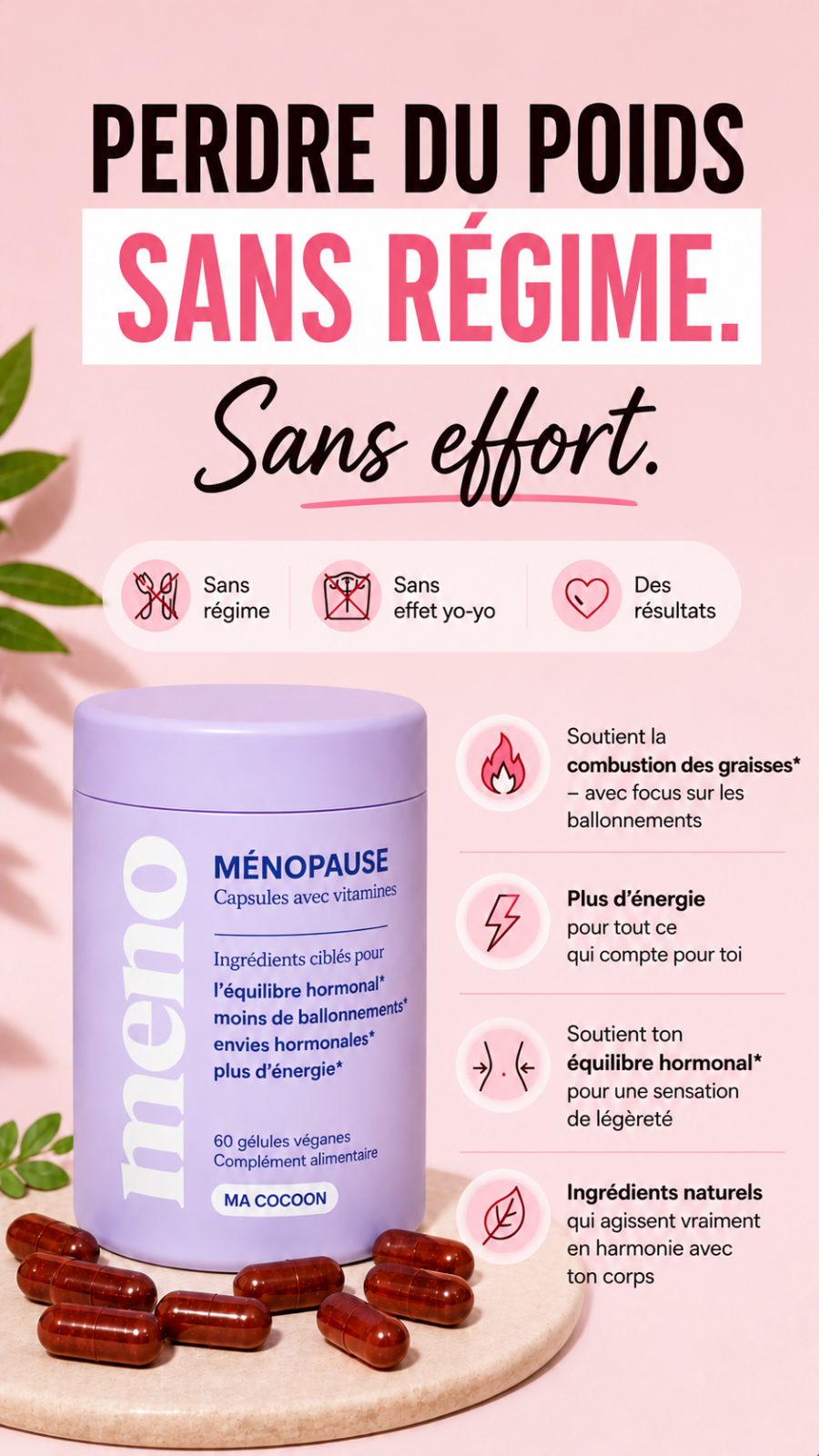 Menopause Weightloss Secrets Facebook ad