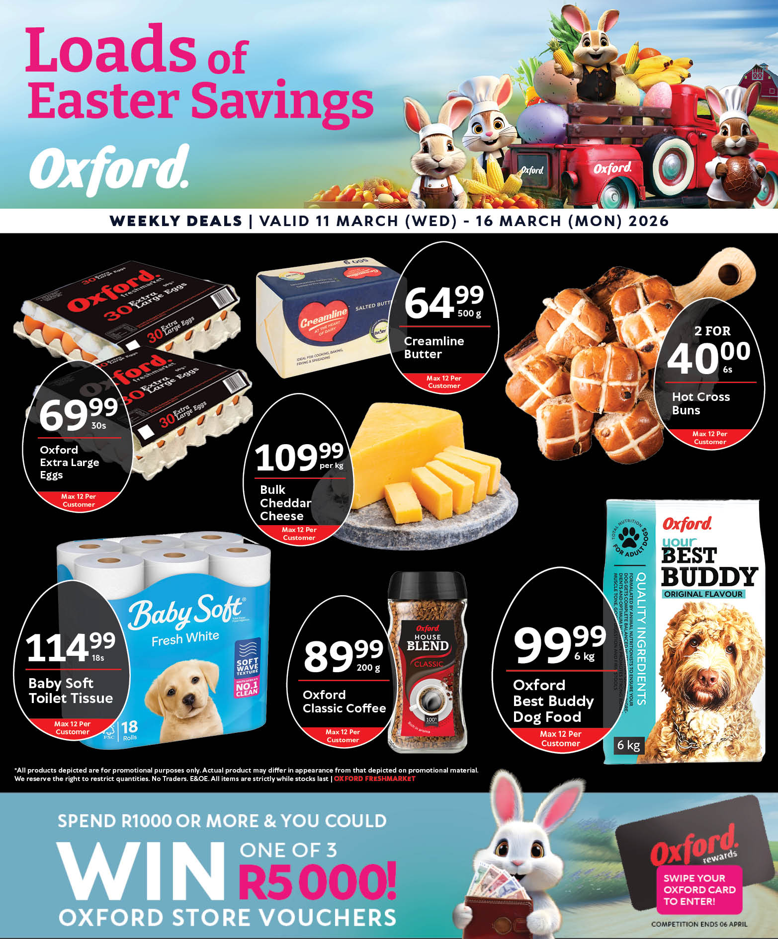 Oxford Freshmarket Facebook ad: Mid-Month Weekly Deals | 11 - 16 March…