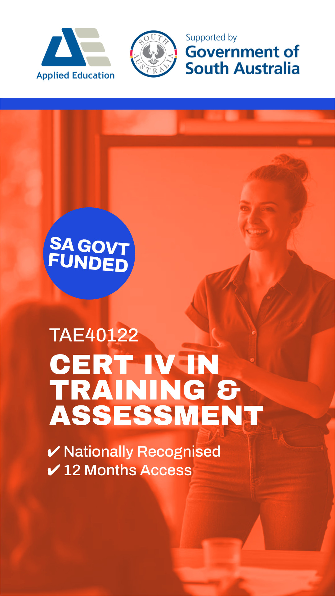 Applied Education - RTO 52240 Facebook ad