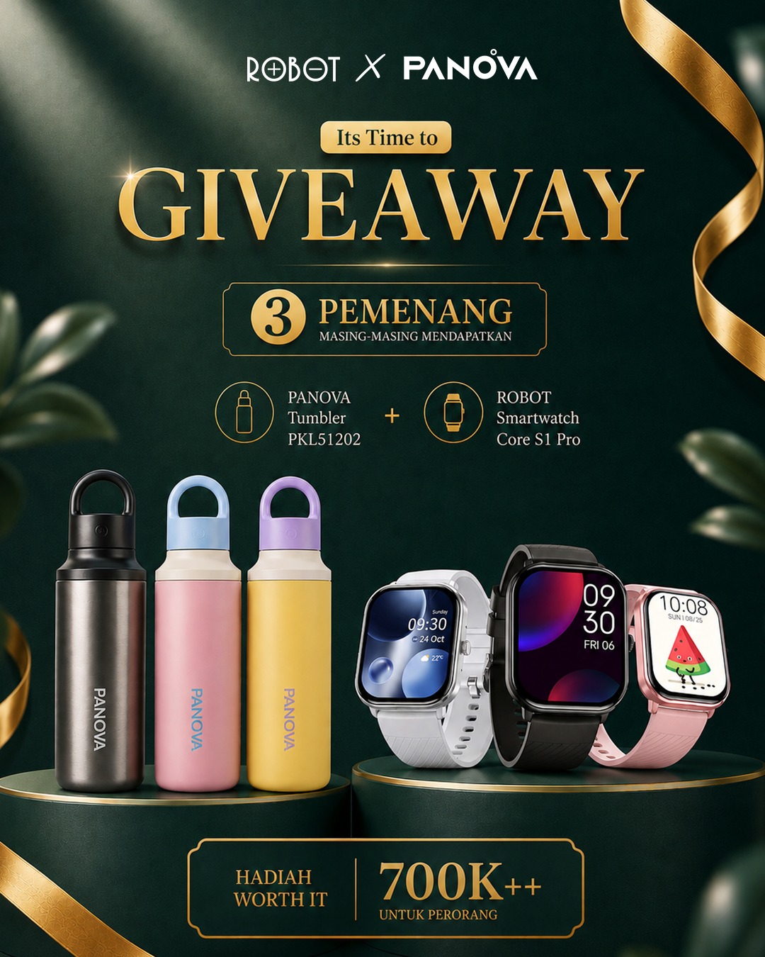 ROBOT Aksesoris Facebook ad: IT’S TIME TO GIVEAWAY!