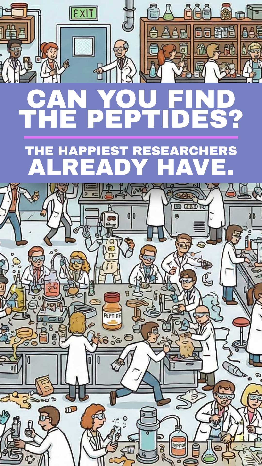 HappyPeptides.Com Facebook ad from Jan 22, 2026