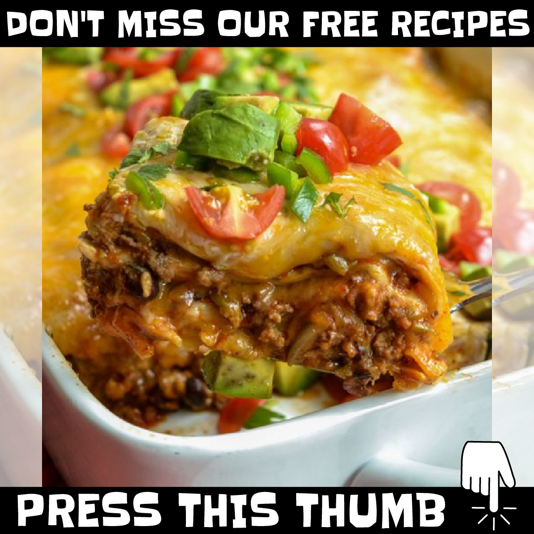 Quickly Recipes Facebook ad: Beef Enchilada Casserole