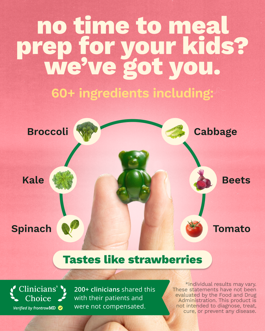 Grüns Kids Facebook ad