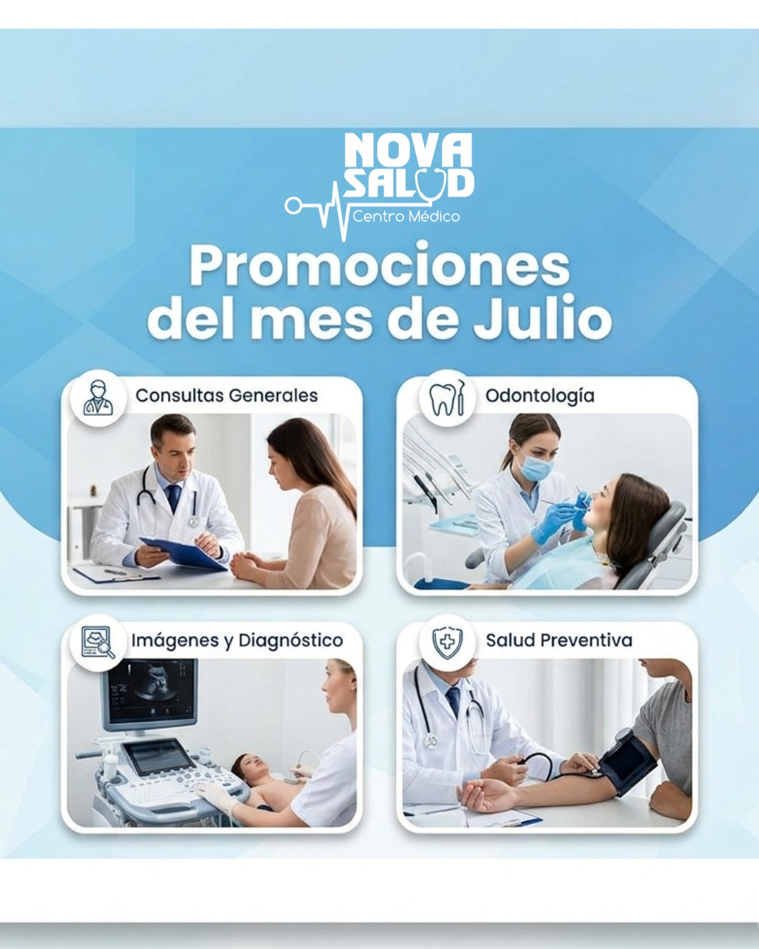 Centro Médico Novasalud Facebook ad: ¡Cuidar la salud de quienes más amas es…