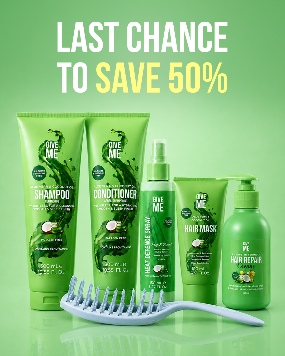 Give Me Cosmetics Facebook ad: Worth £66. Now Only £17.50