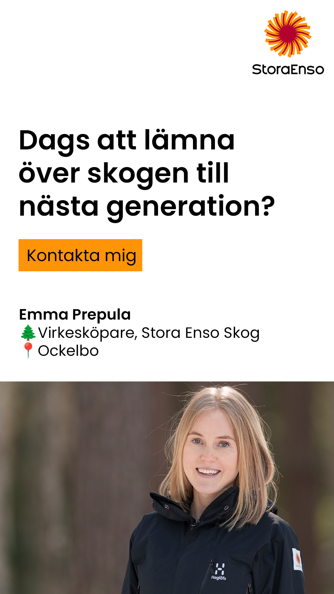 Stora Enso Skog Facebook ad from Nov 18, 2025