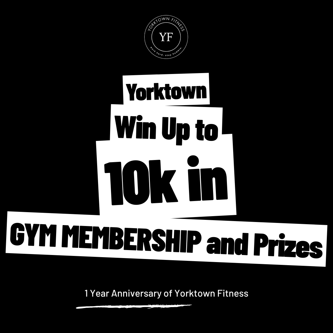 Yorktown Fitness Facebook ad: 𝐁𝐮𝐫𝐧 𝐅𝐚𝐭 & 𝐖𝐈𝐍 𝐁𝐈𝐆!