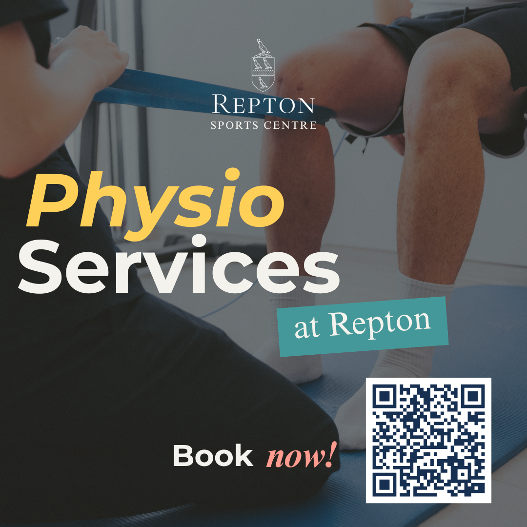 Repton Sports Centre Facebook ad: Recover stronger, move better.