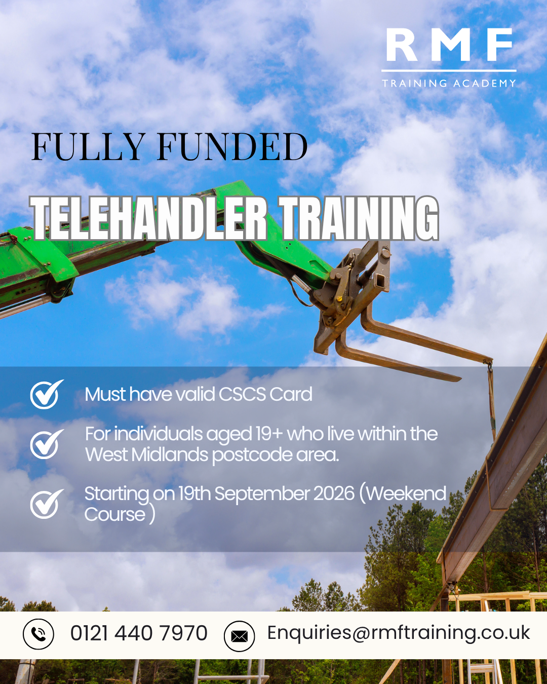 RMF Group Facebook ad: Level Up Your Career