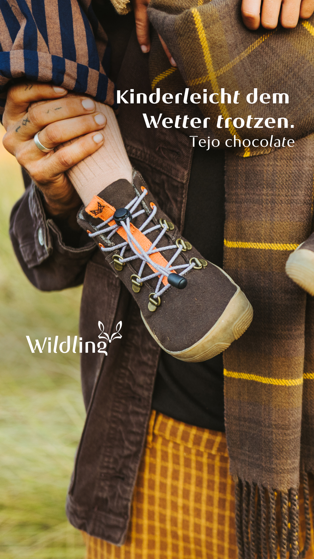 Wildling Shoes Facebook ad: Auf diesen Wildling ist Verlass