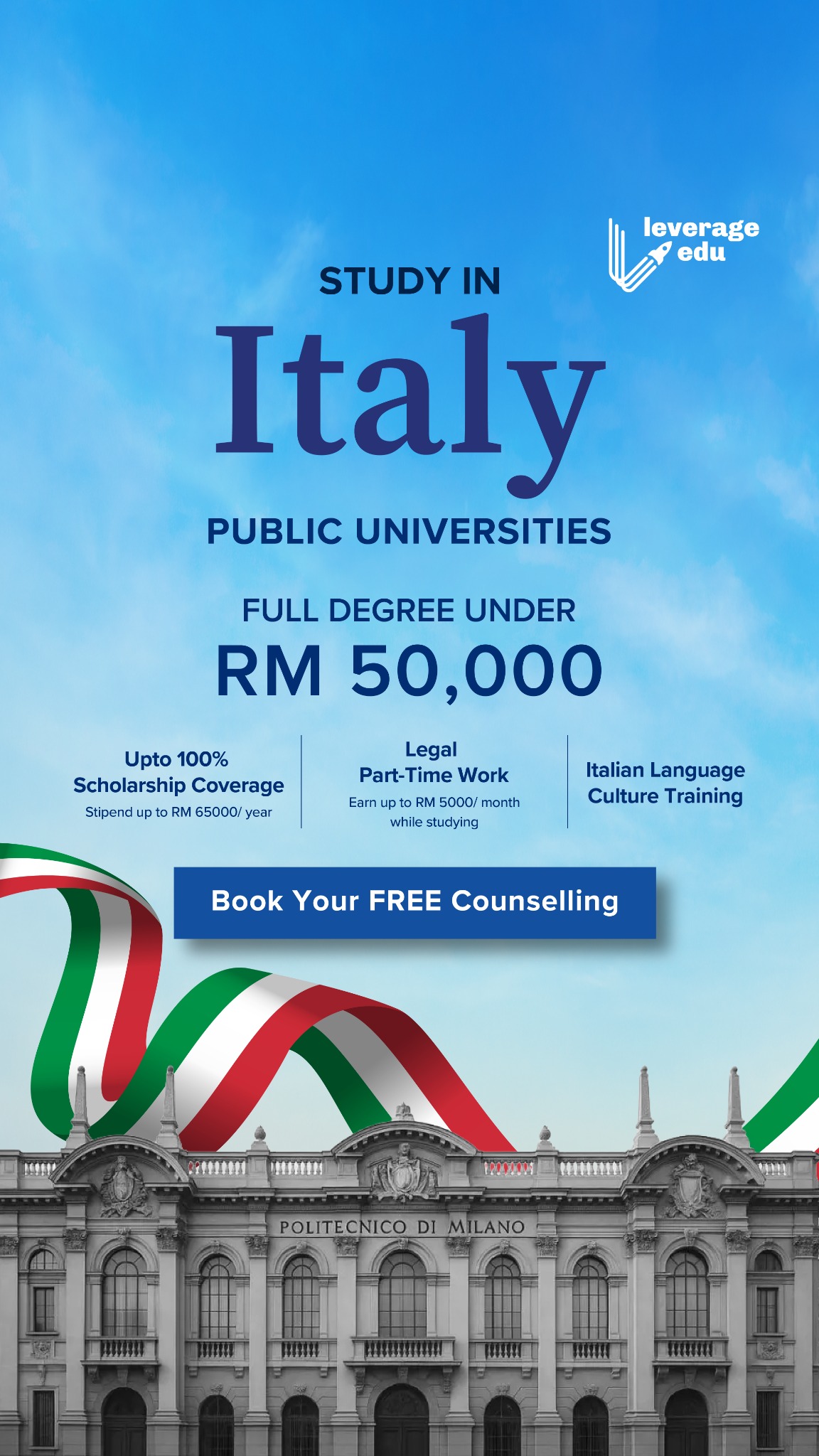 Leverage Edu Facebook ad