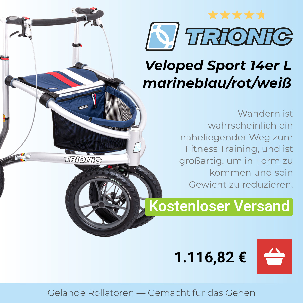 Trionic Veloped & Walker Facebook ad from Feb 10, 2025
