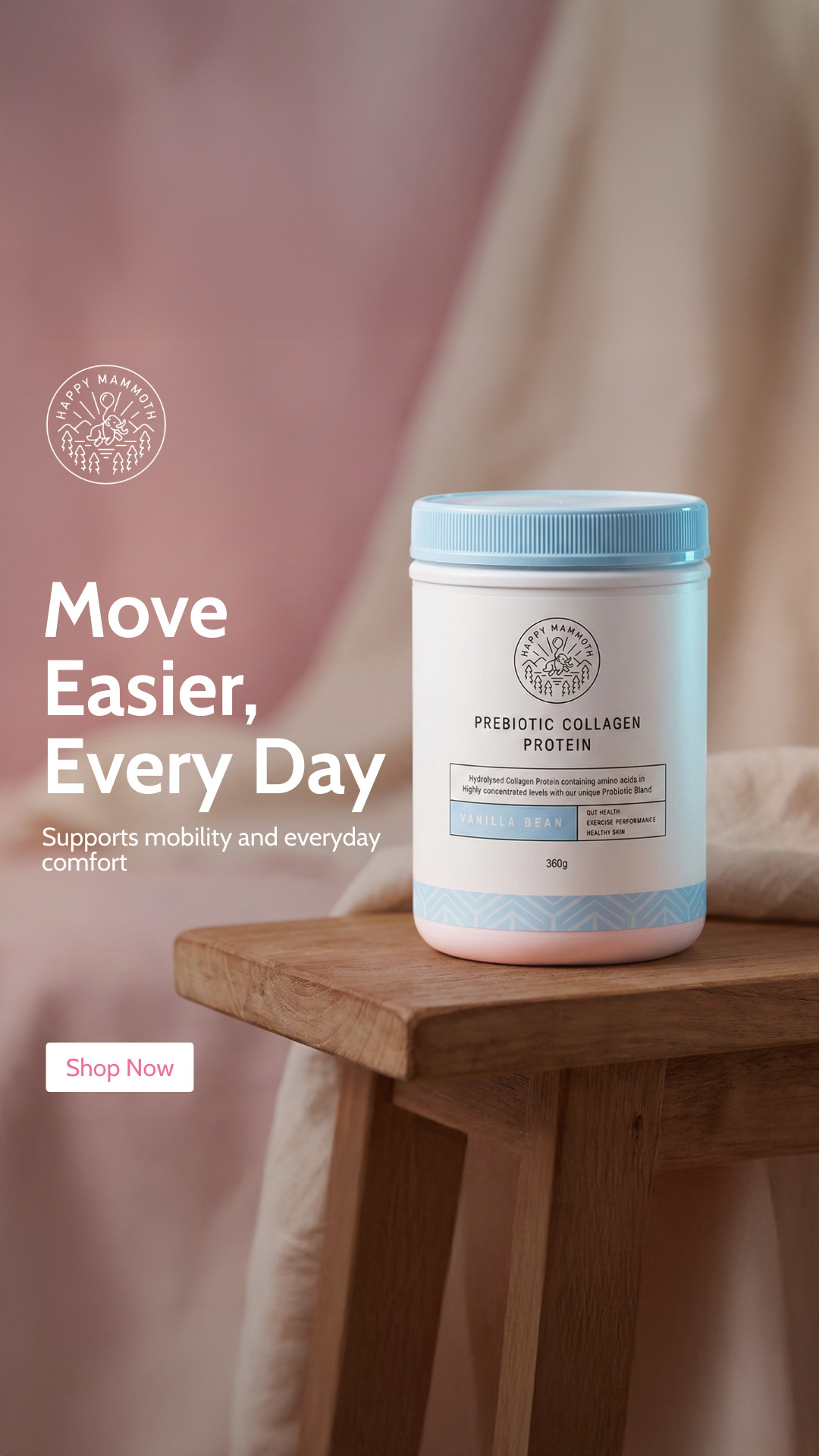 Happy Mammoth Facebook ad