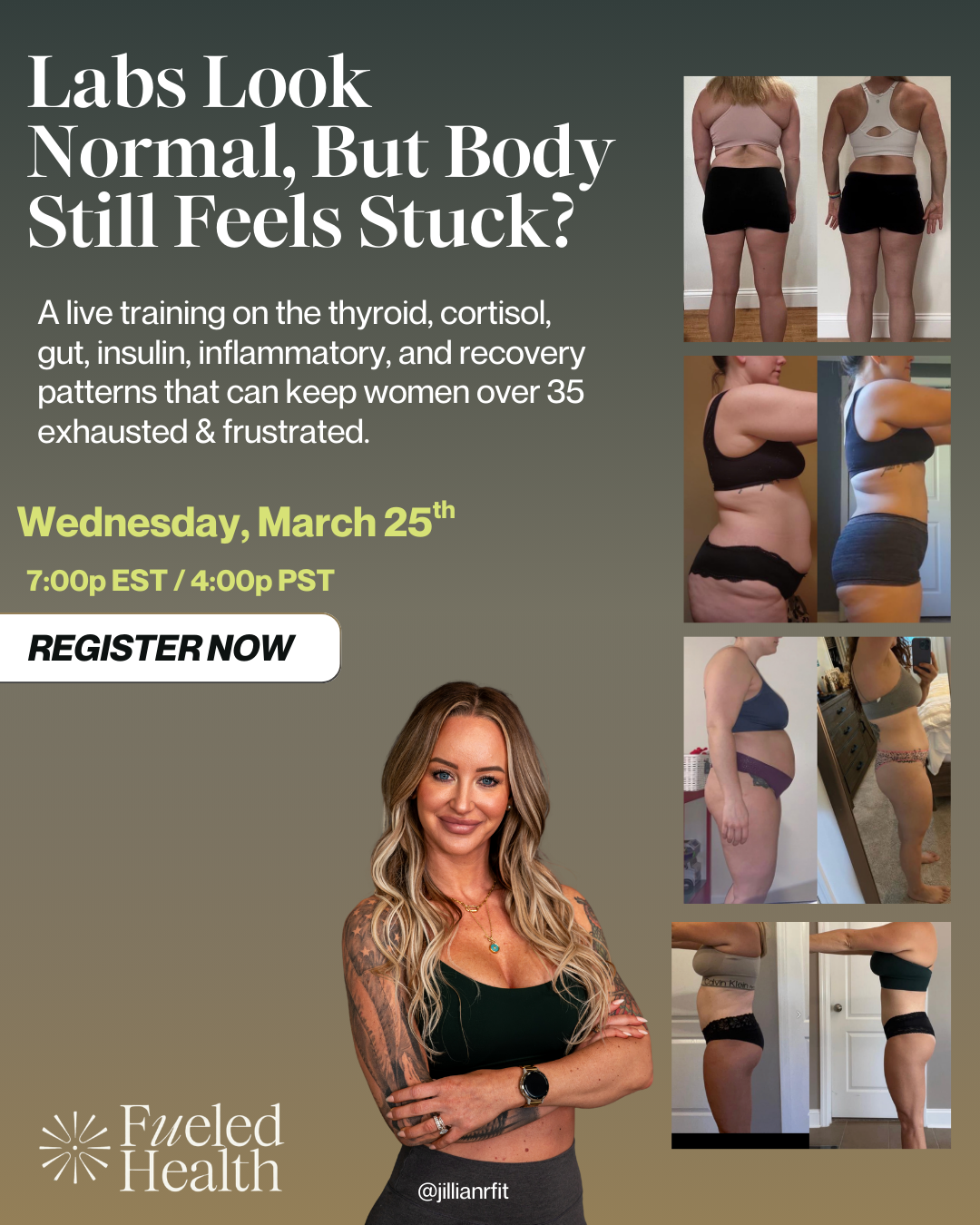 Jillian Rebecca - Metabolism & Hormone Coach for Women Facebook ad