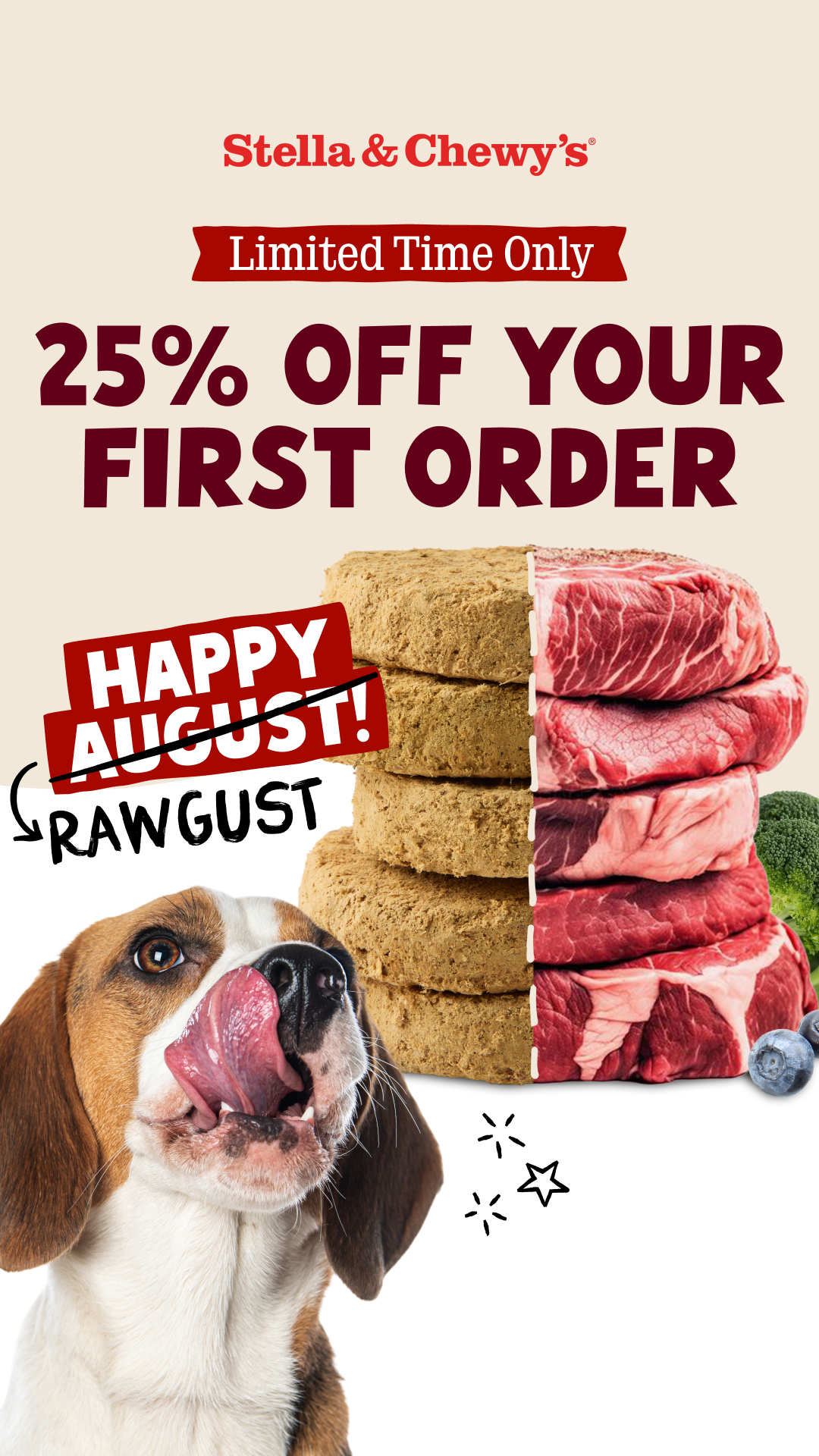 Stella & Chewy's Facebook ad