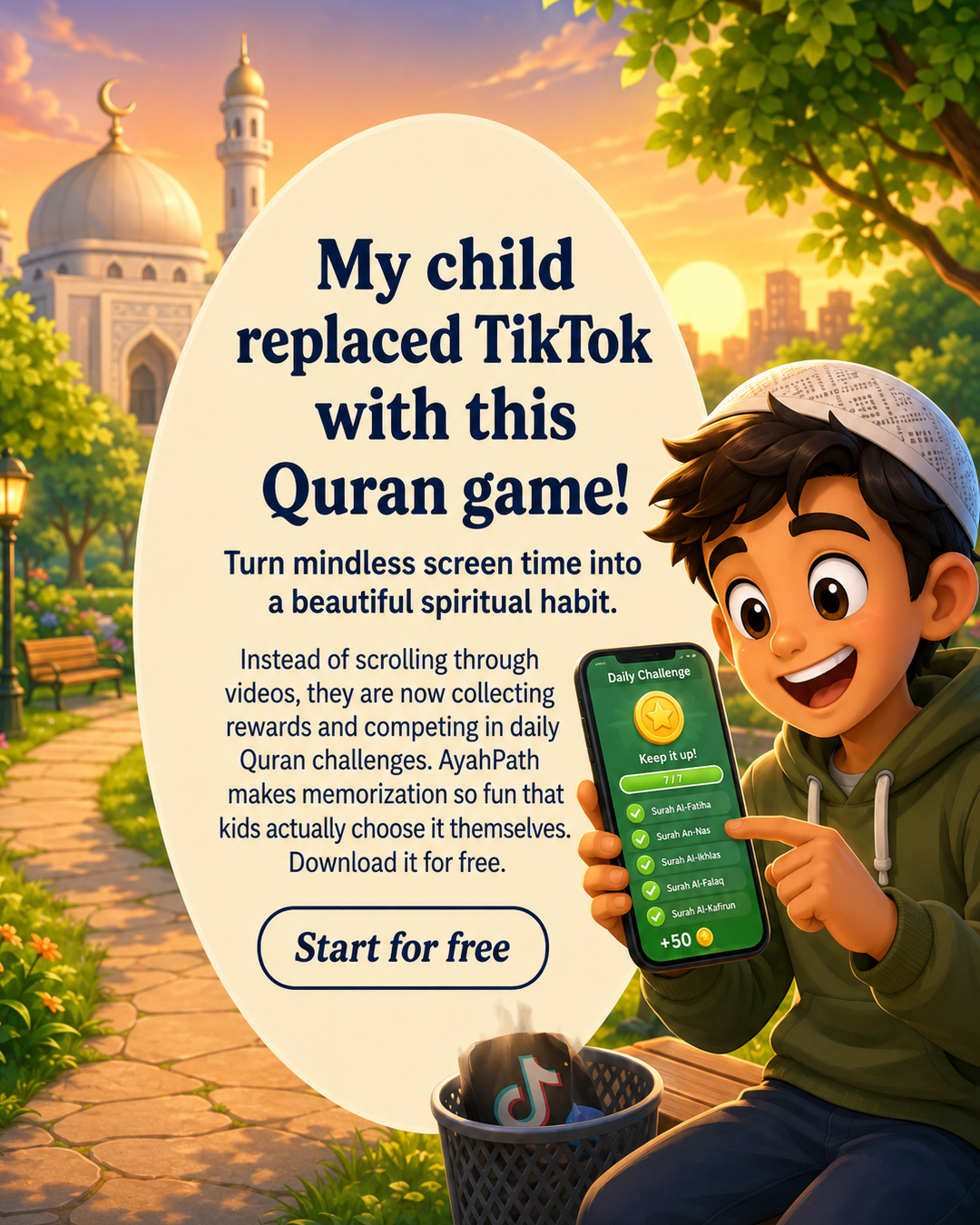 Imam Advice Daily Facebook ad