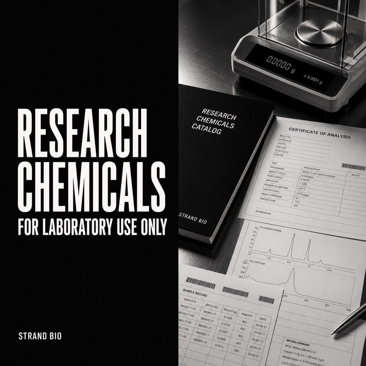 Strand Bio Facebook ad: Explore the Strand Bio Research Catalog