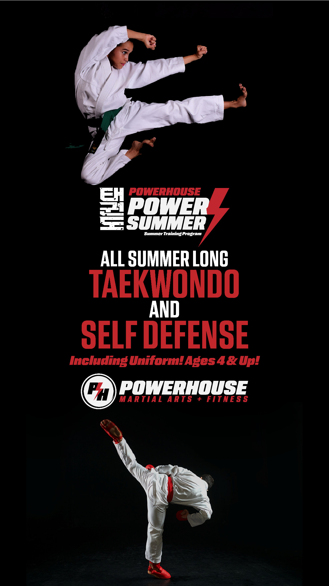 Powerhouse Martial Arts & Fitness - North Austin Facebook ad from Apr 30, 2026