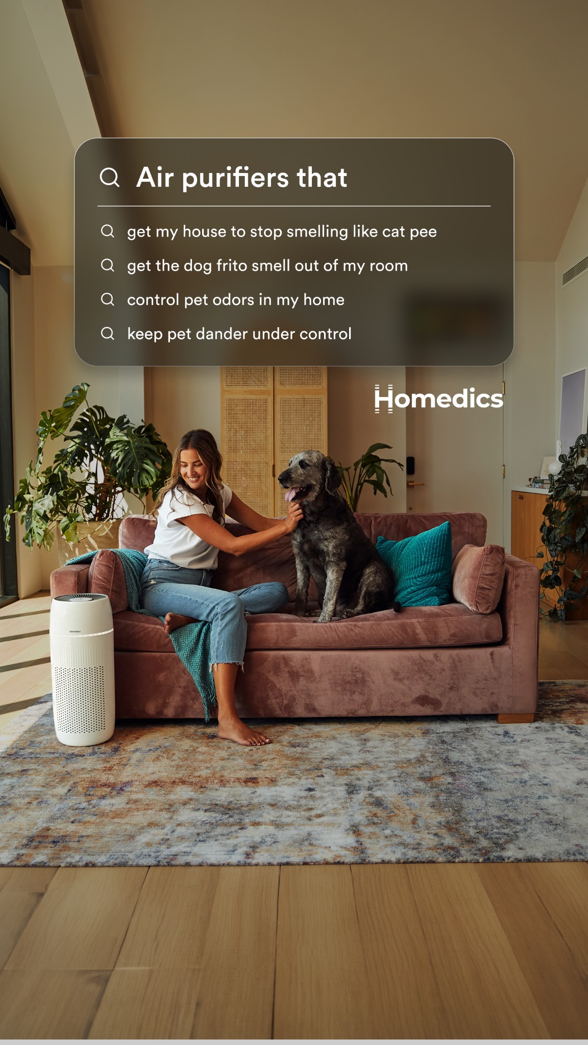 Homedics Facebook ad