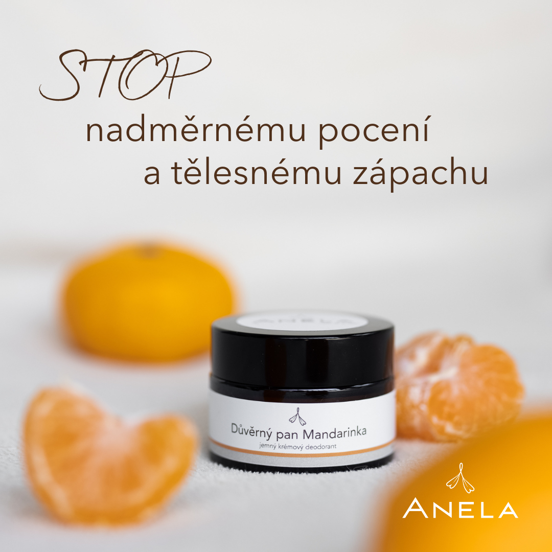 Anela Facebook ad: Přírodní deodoranty bez hliníku