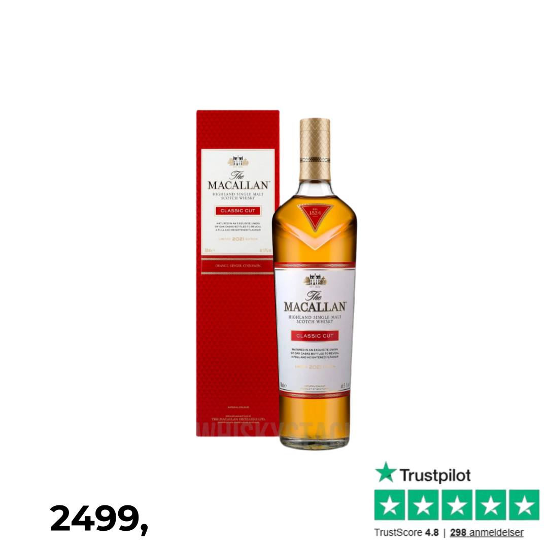 Whiskystack.com Facebook ad: 𝐌𝐚𝐜𝐚𝐥𝐥𝐚𝐧 var en af de første whisky…