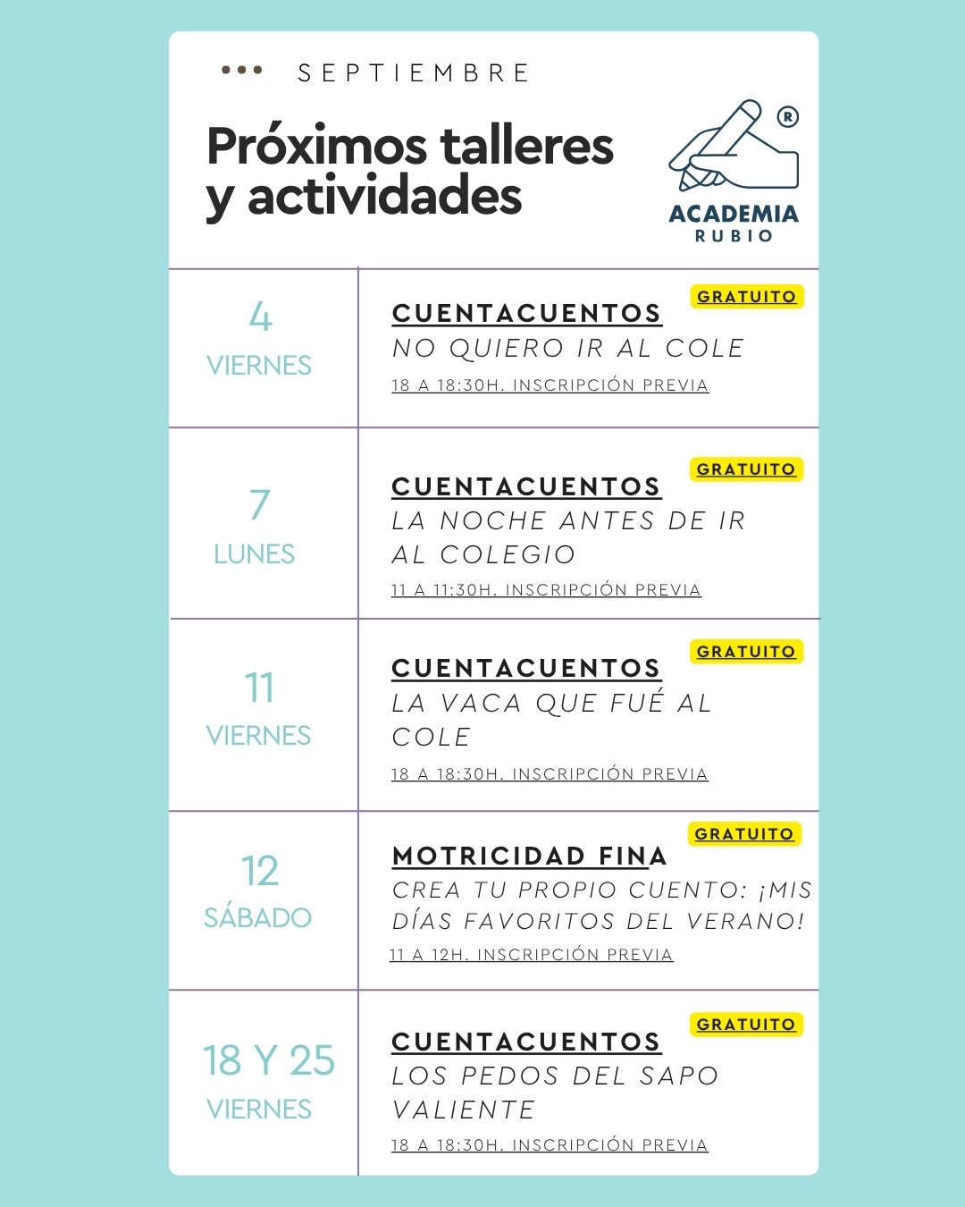 Cuadernos Rubio Facebook ad