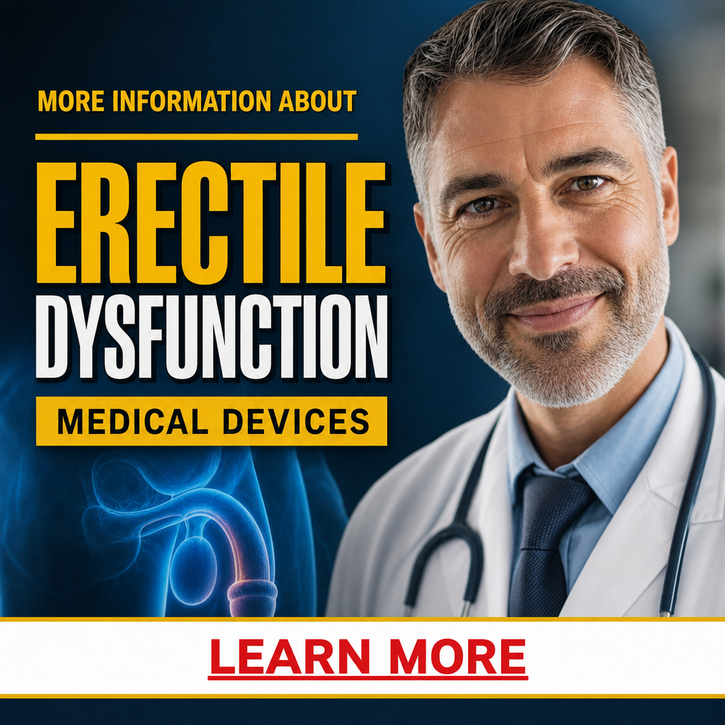 Info Stream Daily Facebook ad: ED Medical Devices - What To Know