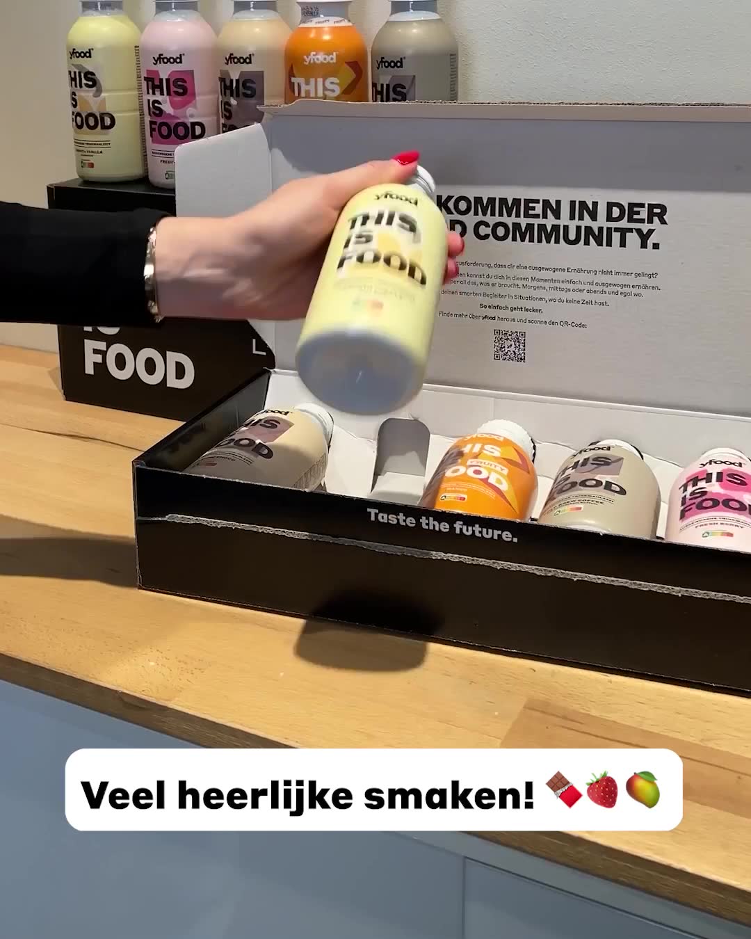 yfood Facebook ad: Bestel nu!