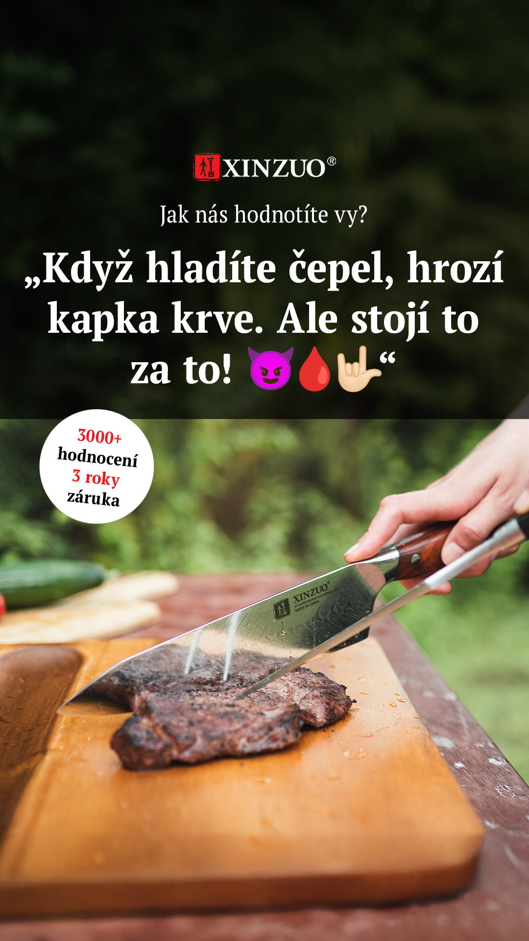 XinZuo ČR/SK Facebook ad
