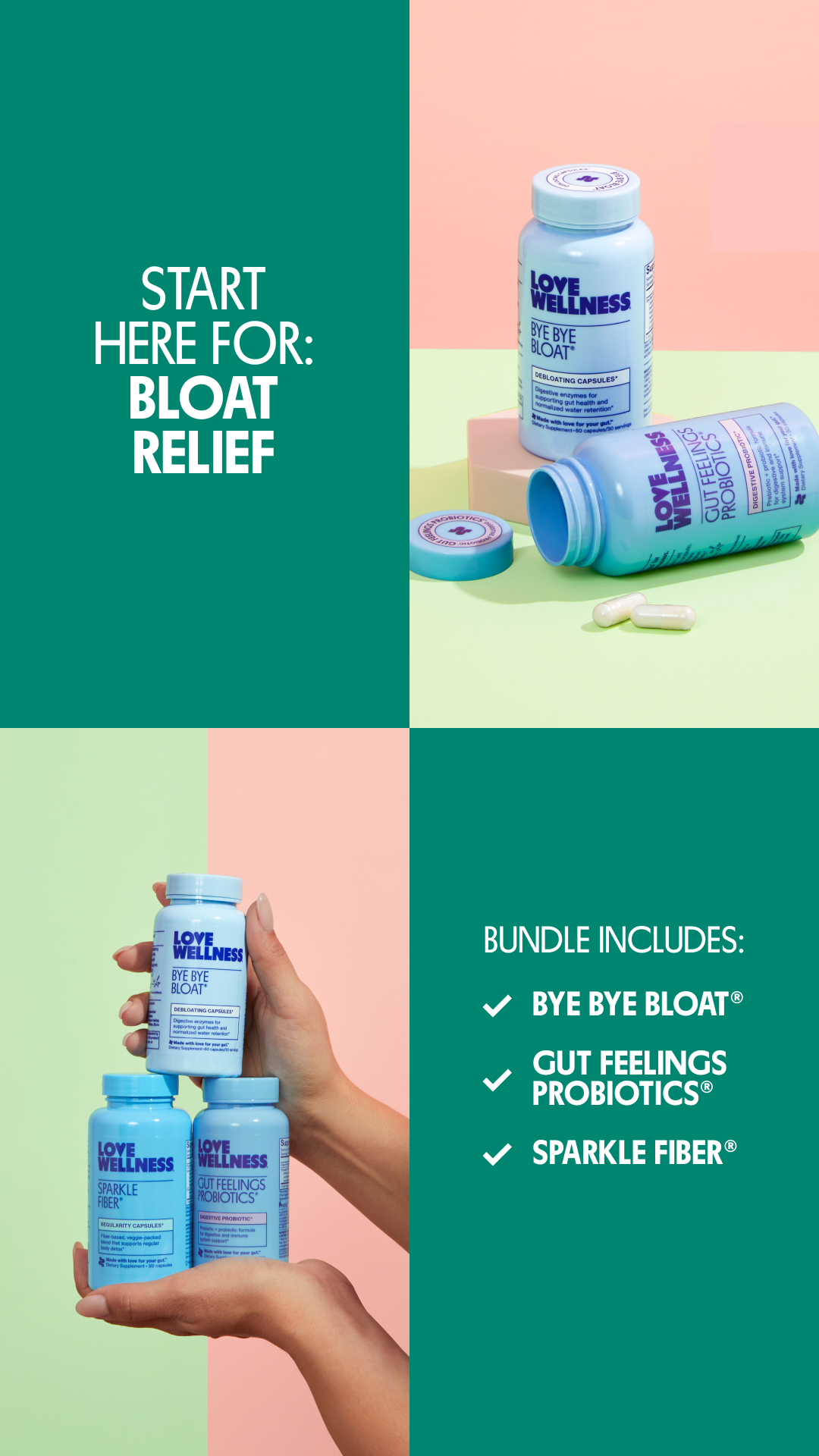 Love Wellness Facebook ad