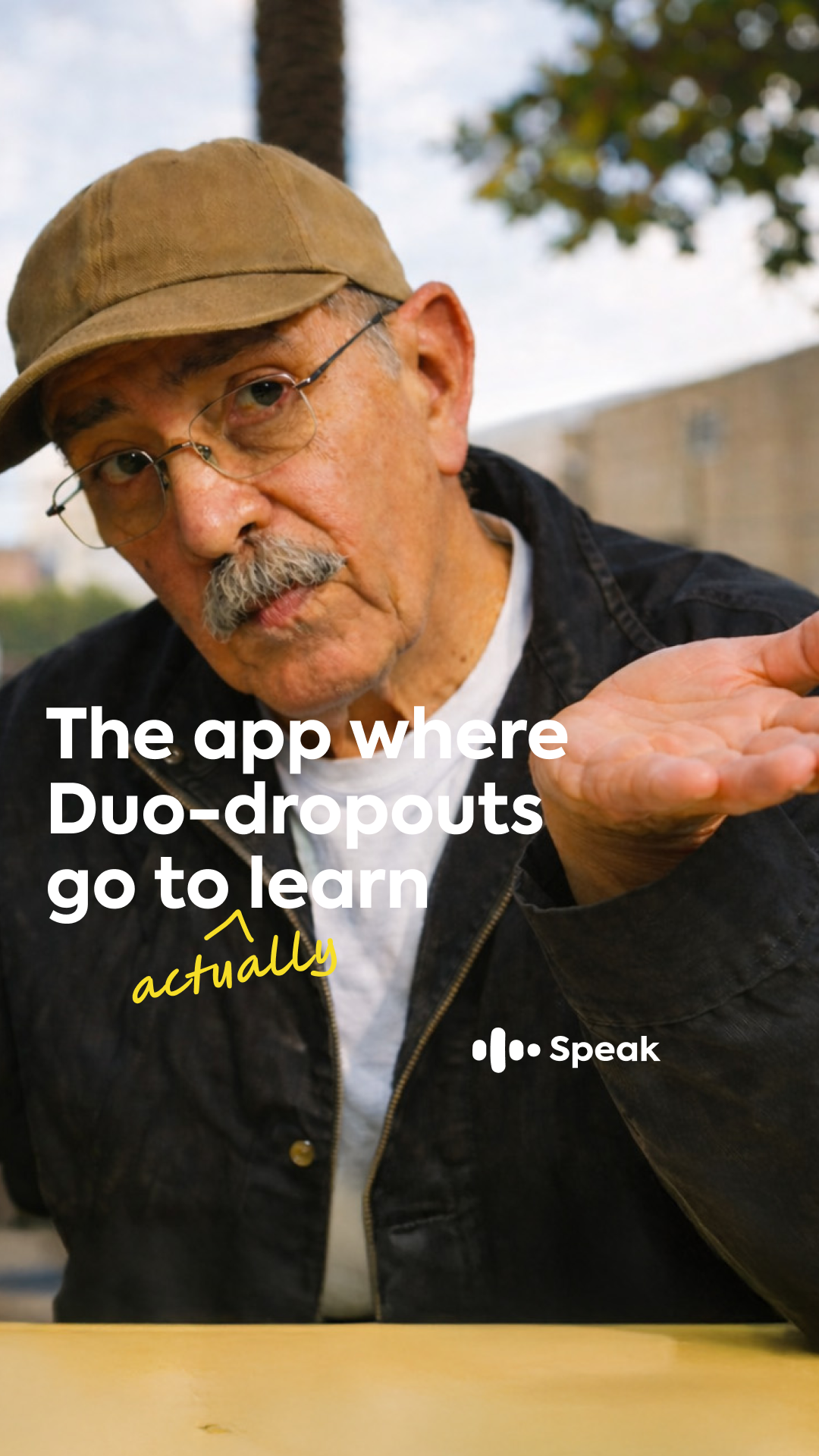 Speak Facebook ad