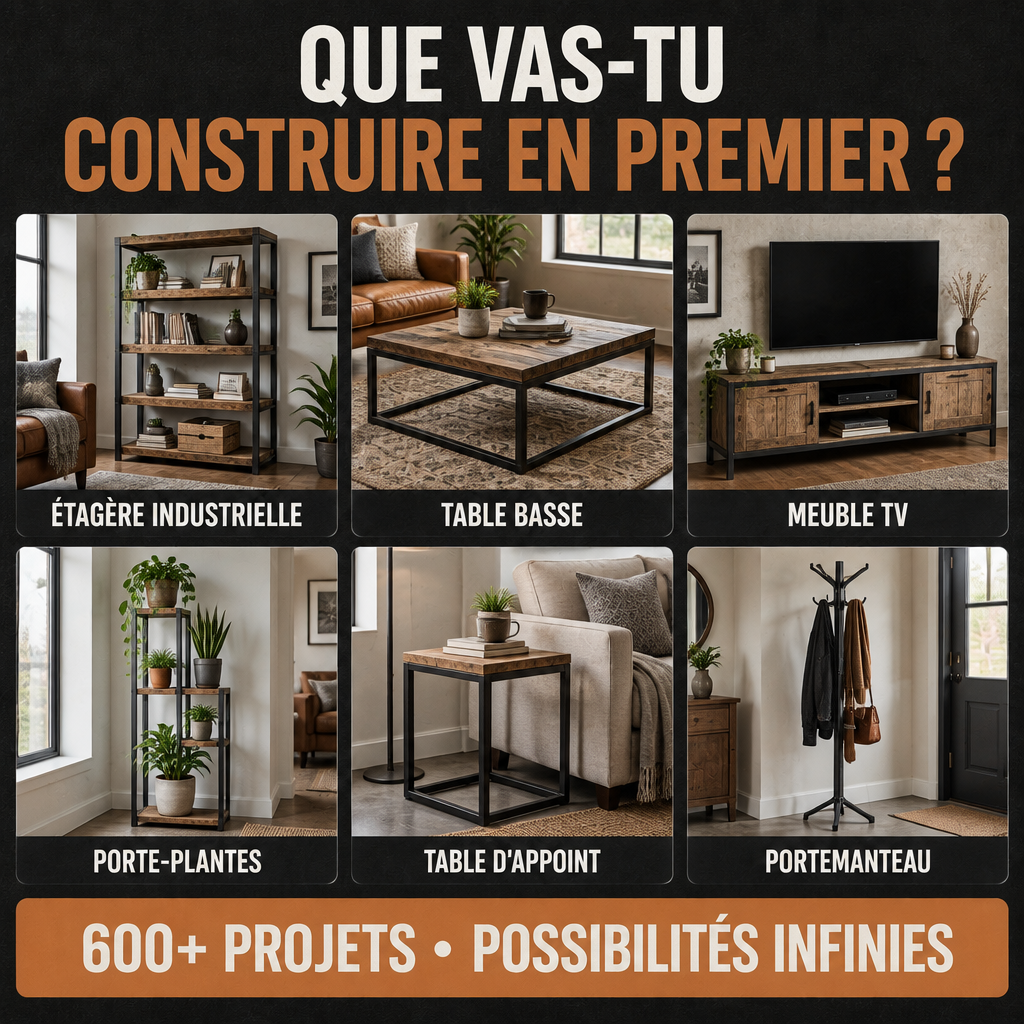 Master Crafts DIY Facebook ad: 600+ Plans Métallurgie