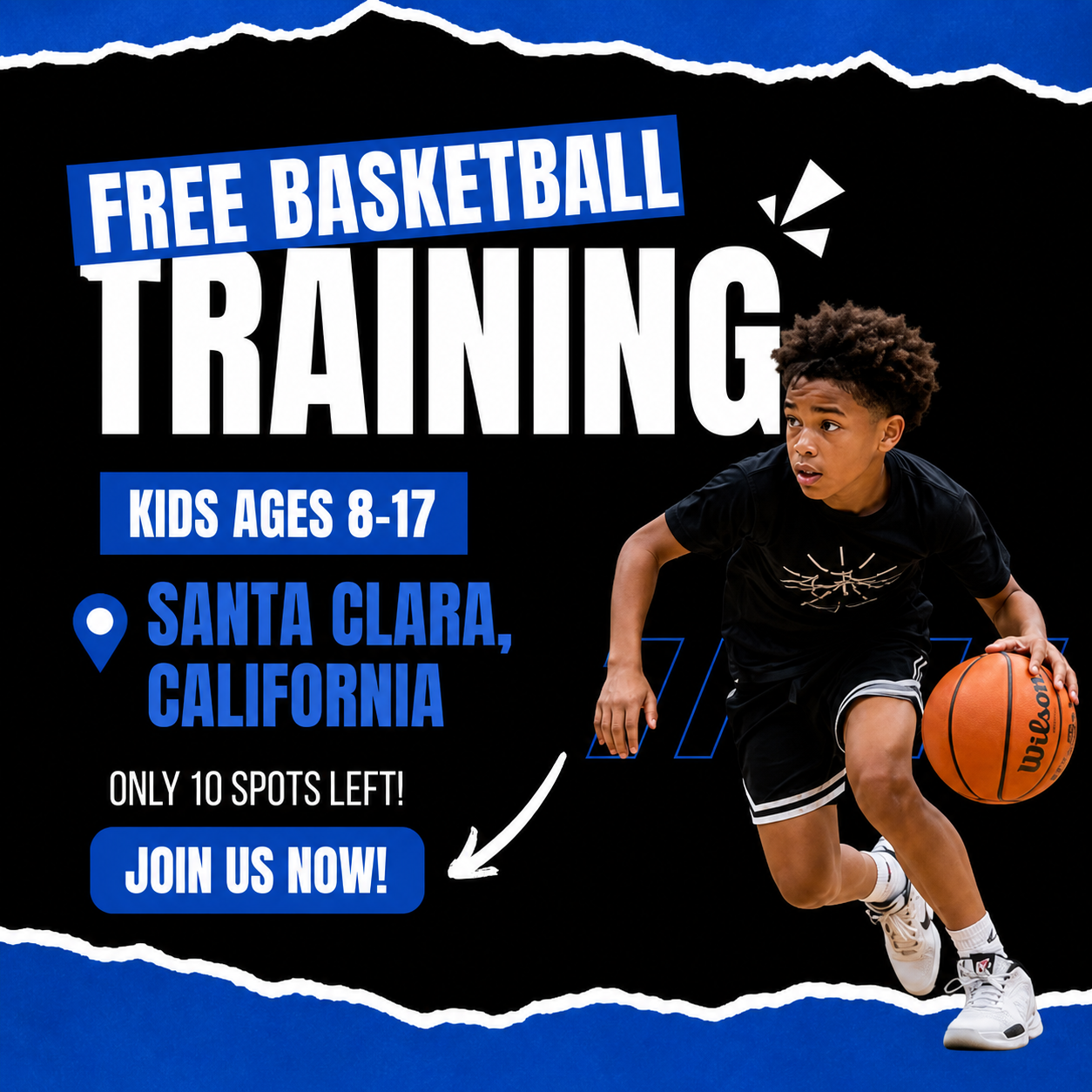 ICAN Basketball Academy Facebook ad