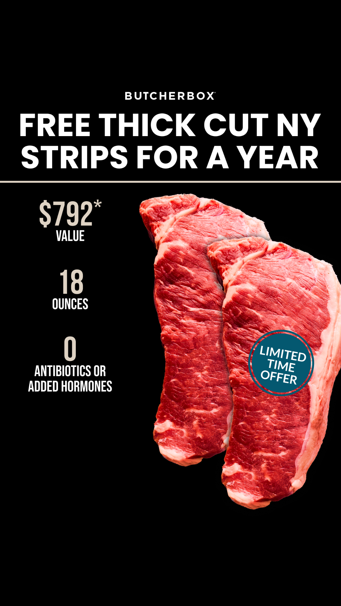 ButcherBox Facebook ad