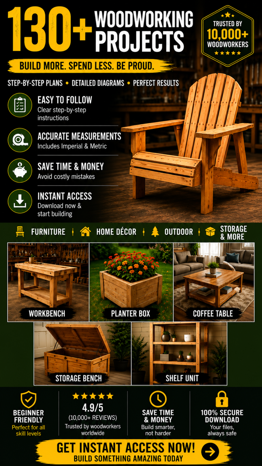 Wood Blueprints Facebook ad