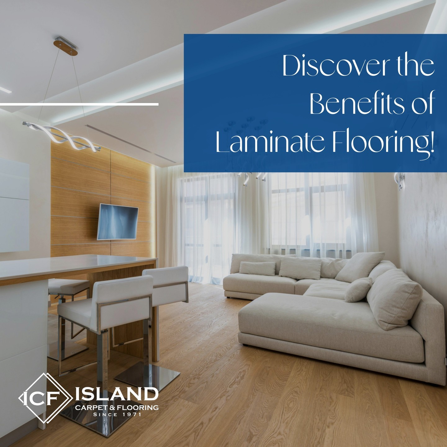 Island Carpet and Flooring Ltd. Facebook ad: Upgrade your home flooring