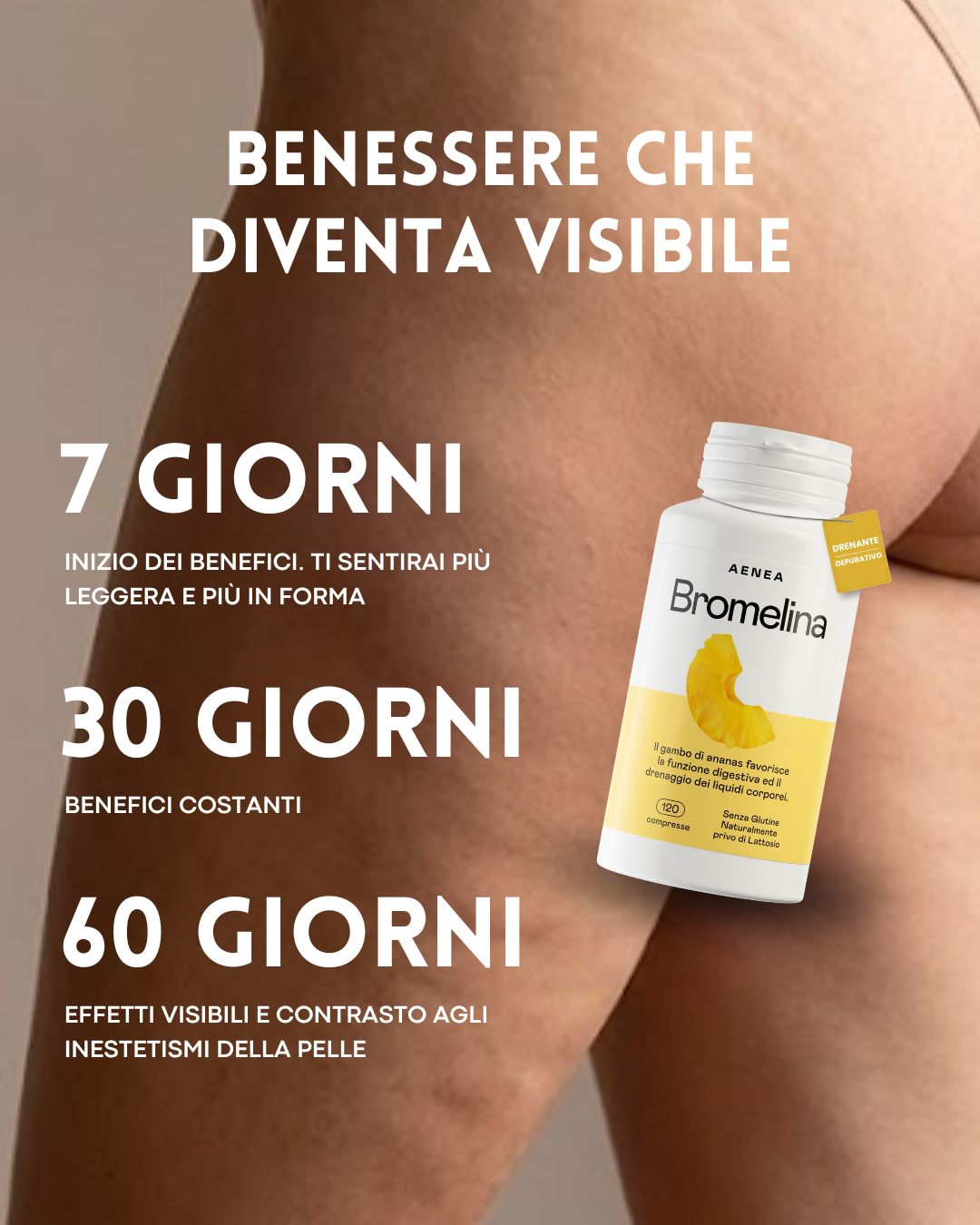 Aenea Facebook ad: I benefici della Bromelina