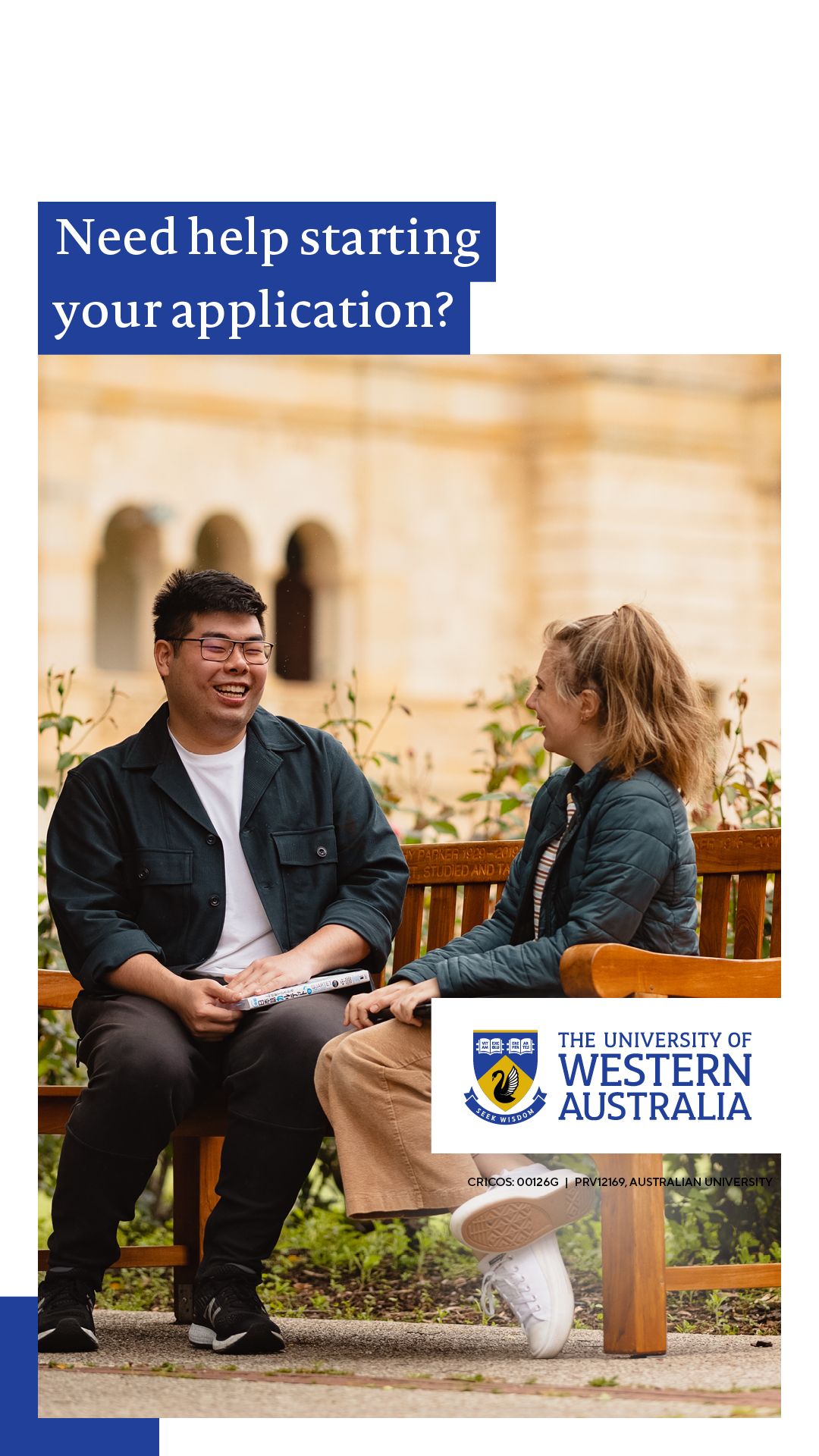 The University of Western Australia Facebook ad